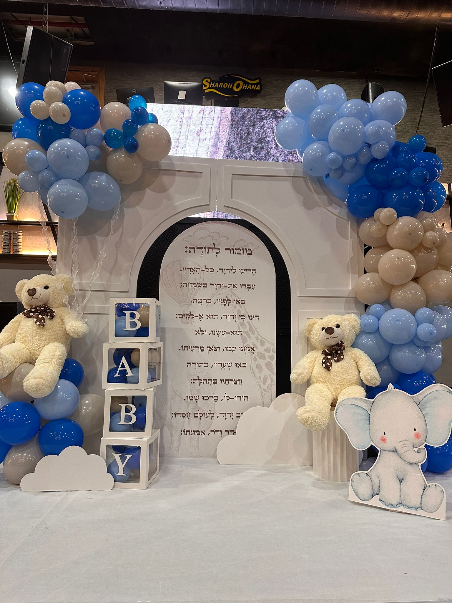 קיר בלונים מרהיב