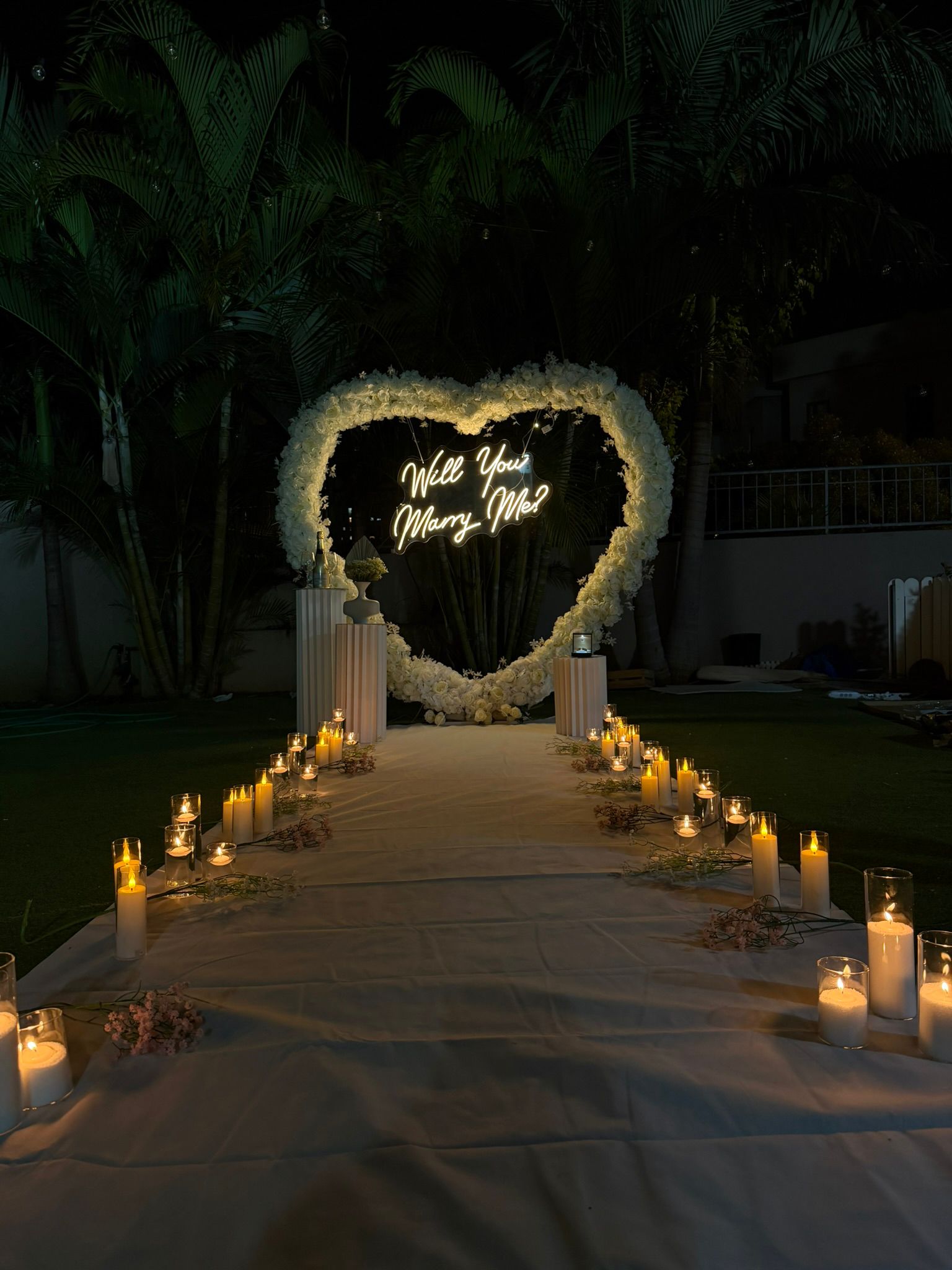 הצעת נישואין רומנטית